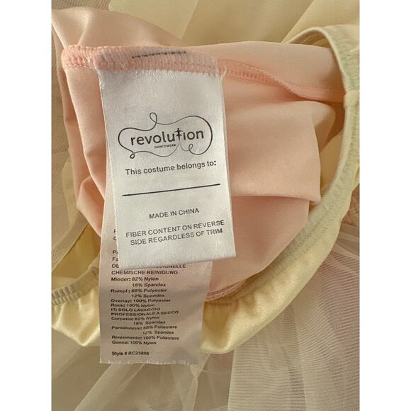 Revolution Dancewear Meadow Garden Ballet Costume Tutu Dress Pink Floral - Picture 9 of 10